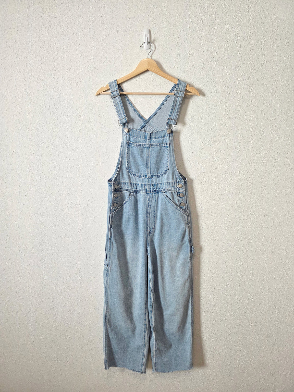 Madewell Light Wash Denim Overalls (XS)