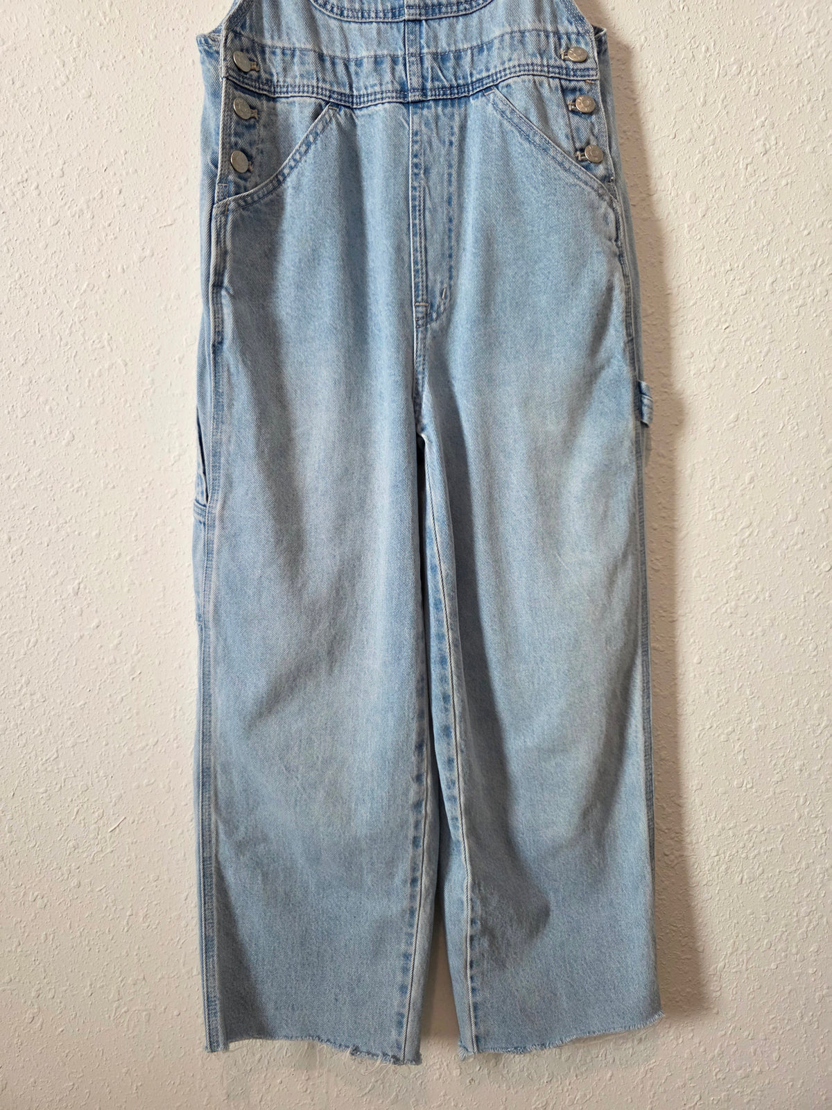 Madewell Light Wash Denim Overalls (XS)