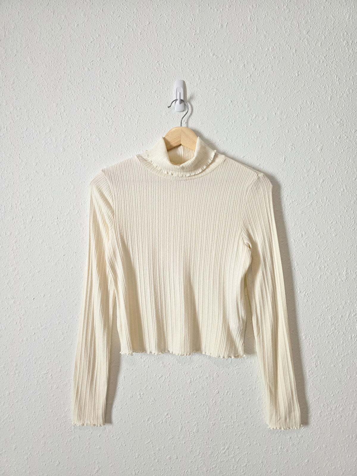 Madewell Ribbed Turtleneck Top (S)