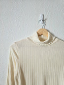 Madewell Ribbed Turtleneck Top (S)