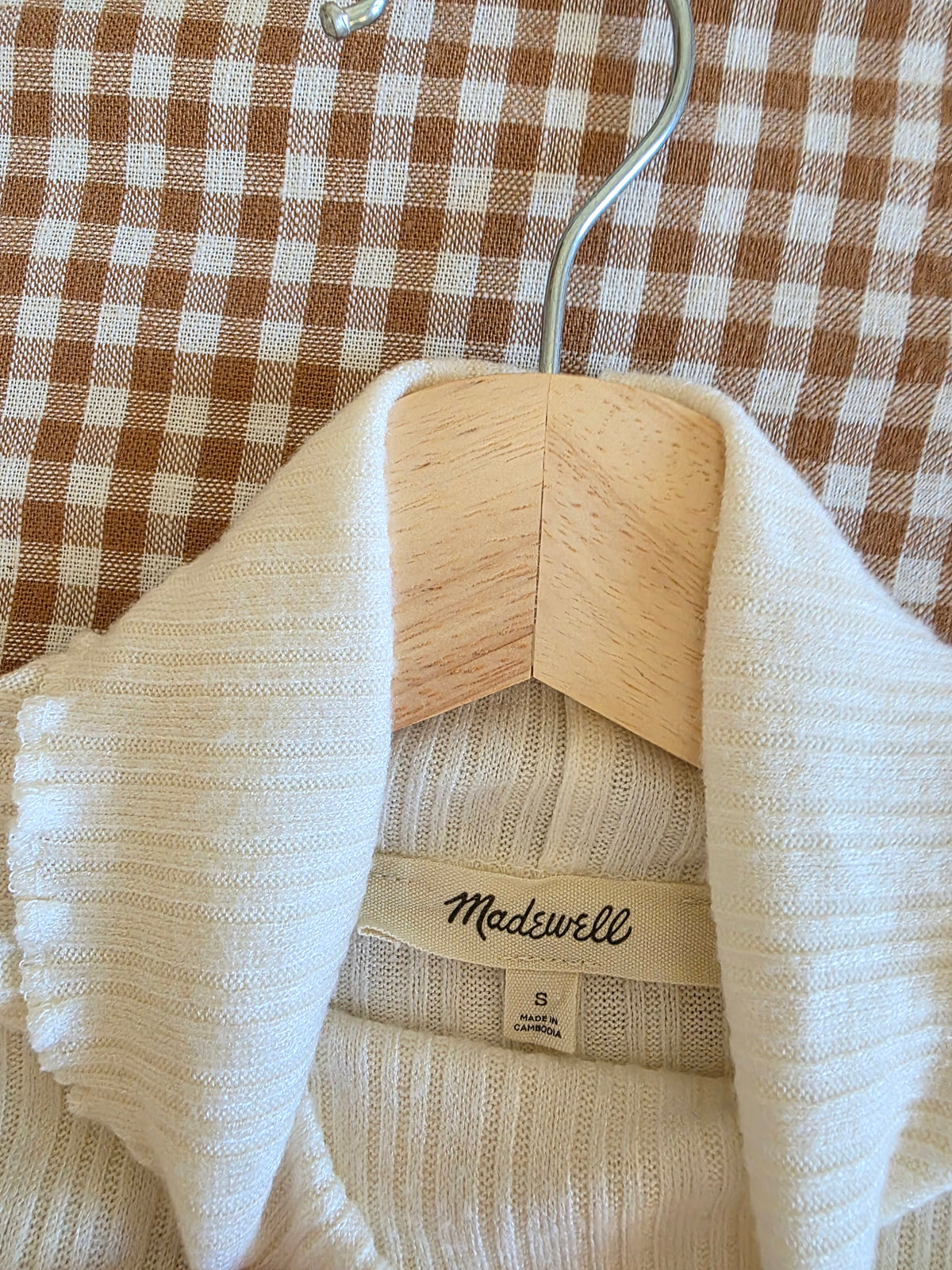 Madewell Ribbed Turtleneck Top (S)
