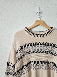 Z Supply Fairisle Crewneck Sweater (M)