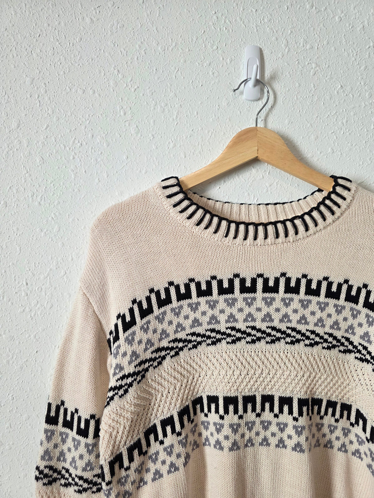 Z Supply Fairisle Crewneck Sweater (M)