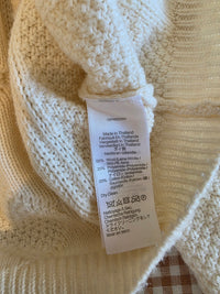 Madewell Wool Blend Cable Knit Cardigan (S)