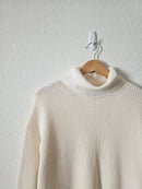 J.Crew Cotton Cashmere Turtleneck Sweater (M)