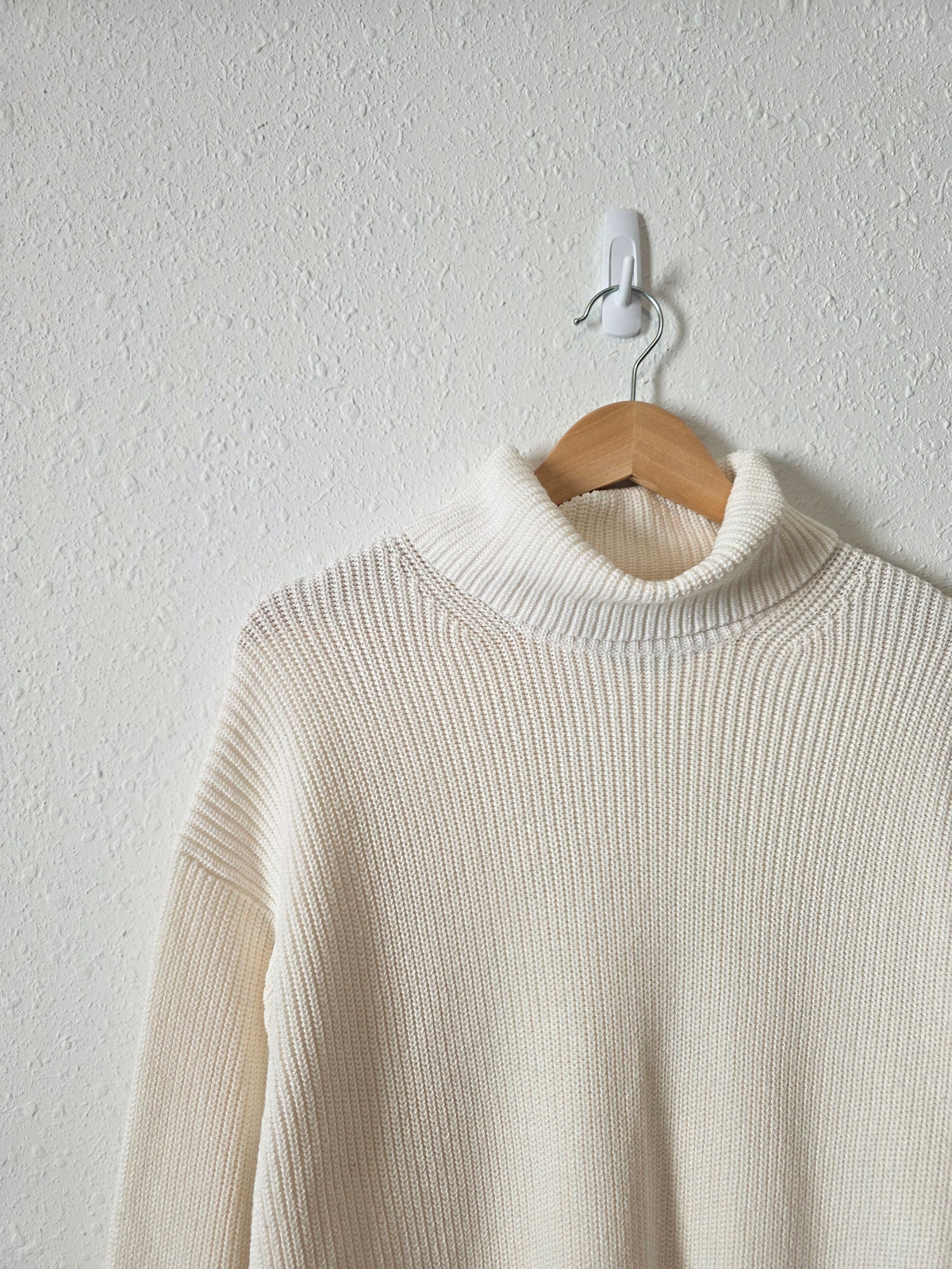 J.Crew Cotton Cashmere Turtleneck Sweater (M)