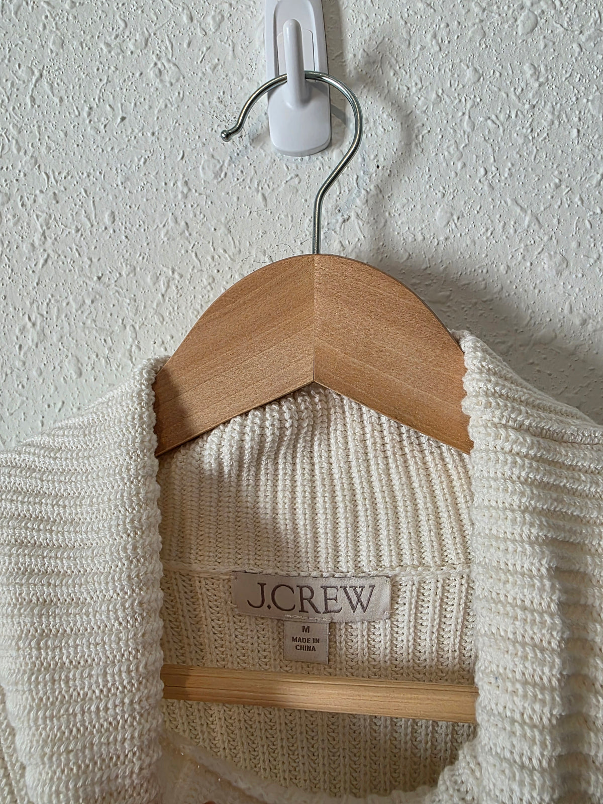 J.Crew Cotton Cashmere Turtleneck Sweater (M)