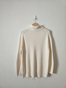 J.Crew Cotton Cashmere Turtleneck Sweater (M)