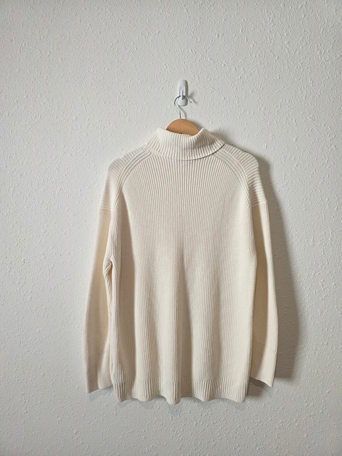 J.Crew Cotton Cashmere Turtleneck Sweater (M)