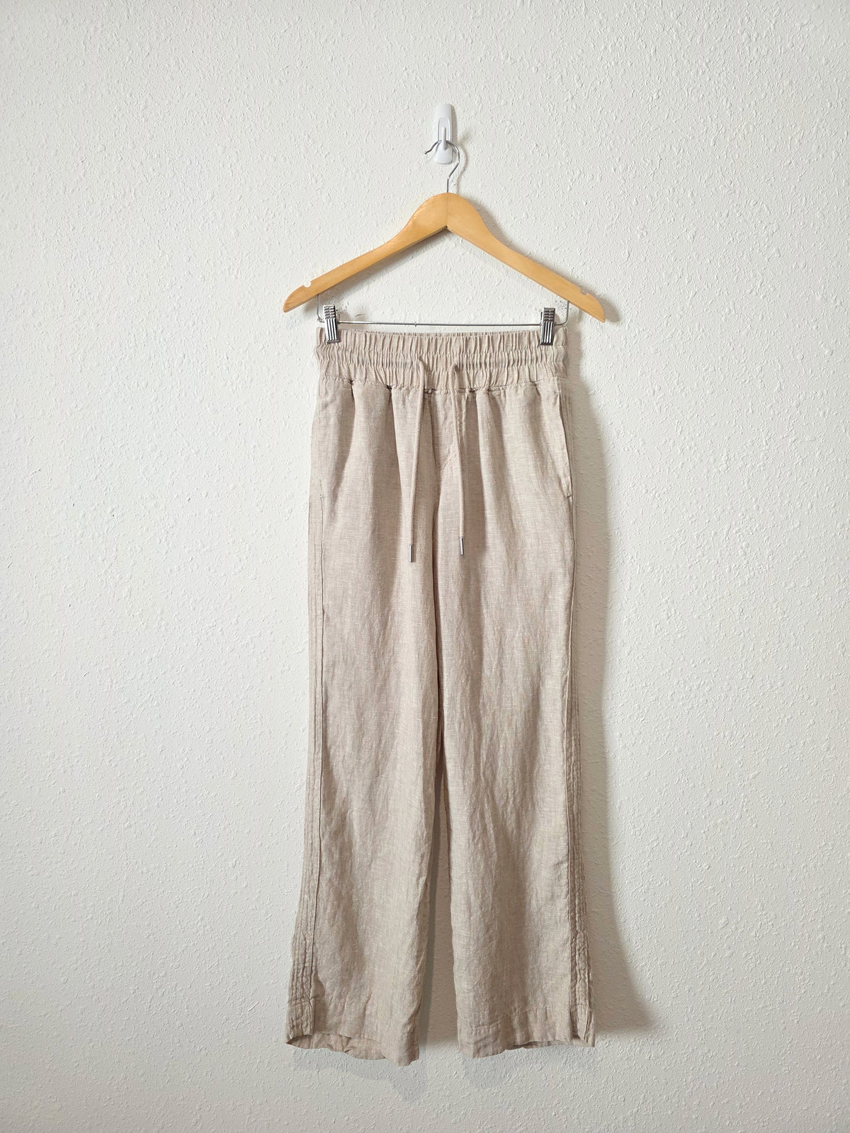 Quince Wide Leg Linen Pants (XS)