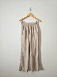 Quince Wide Leg Linen Pants (XS)