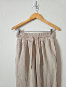 Quince Wide Leg Linen Pants (XS)