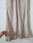 Quince Wide Leg Linen Pants (XS)