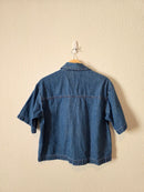 Abercrombie Short Sleeve Denim Top (S)