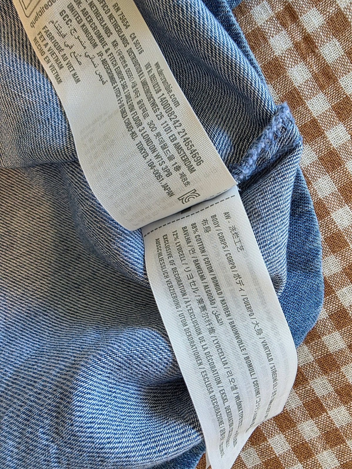 Abercrombie Short Sleeve Denim Top (S)