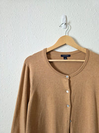 Vintage Lands End Camel Cardigan (3X)