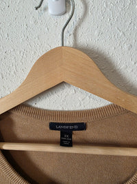 Vintage Lands End Camel Cardigan (3X)
