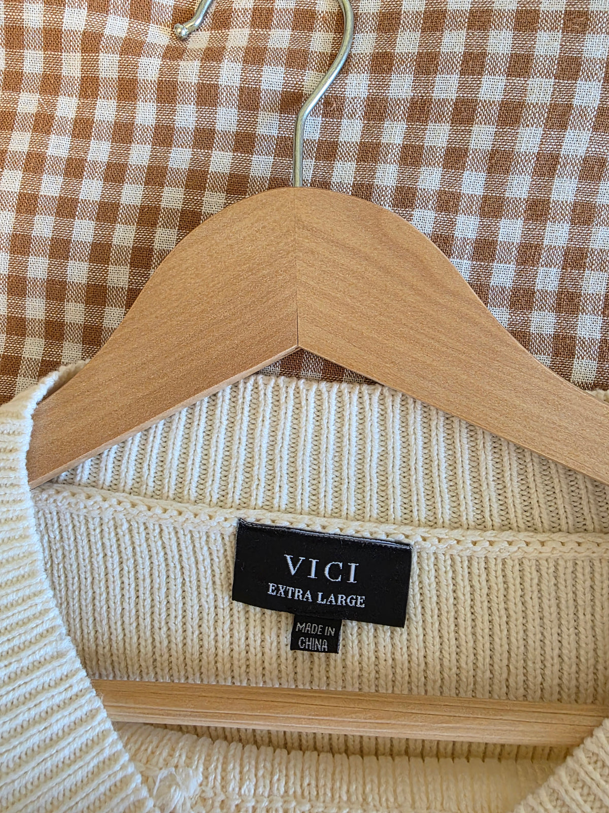 Vici Oversized Crewneck Sweater (XL)