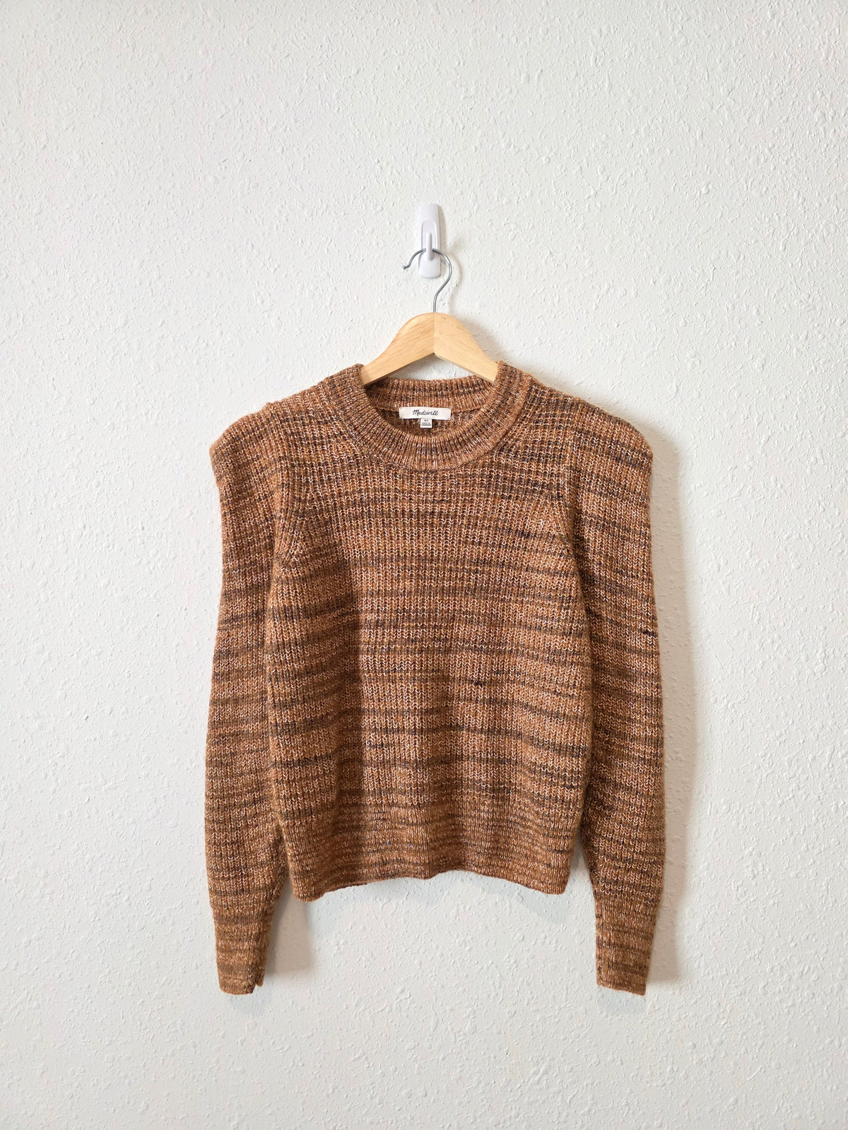 Madewell Merino Wool Puff Sleeve Sweater (XS)