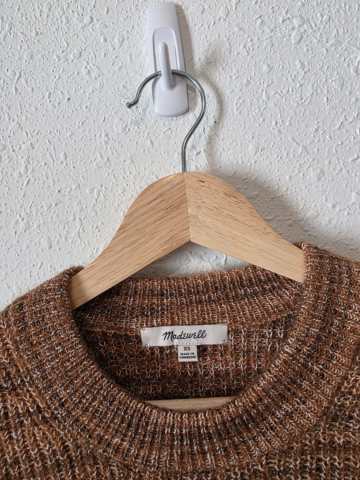 Madewell Merino Wool Puff Sleeve Sweater (XS)