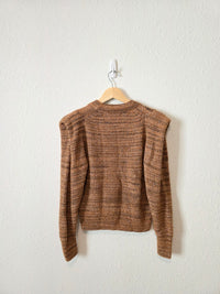 Madewell Merino Wool Puff Sleeve Sweater (XS)