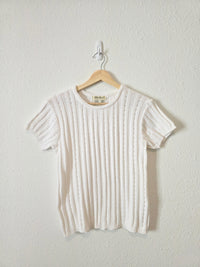 Vintage Eddie Bauer Cotton Knit Tee (M)