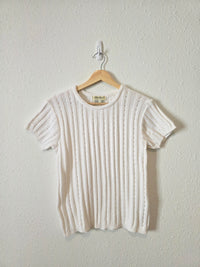 Vintage Eddie Bauer Cotton Knit Tee (M)