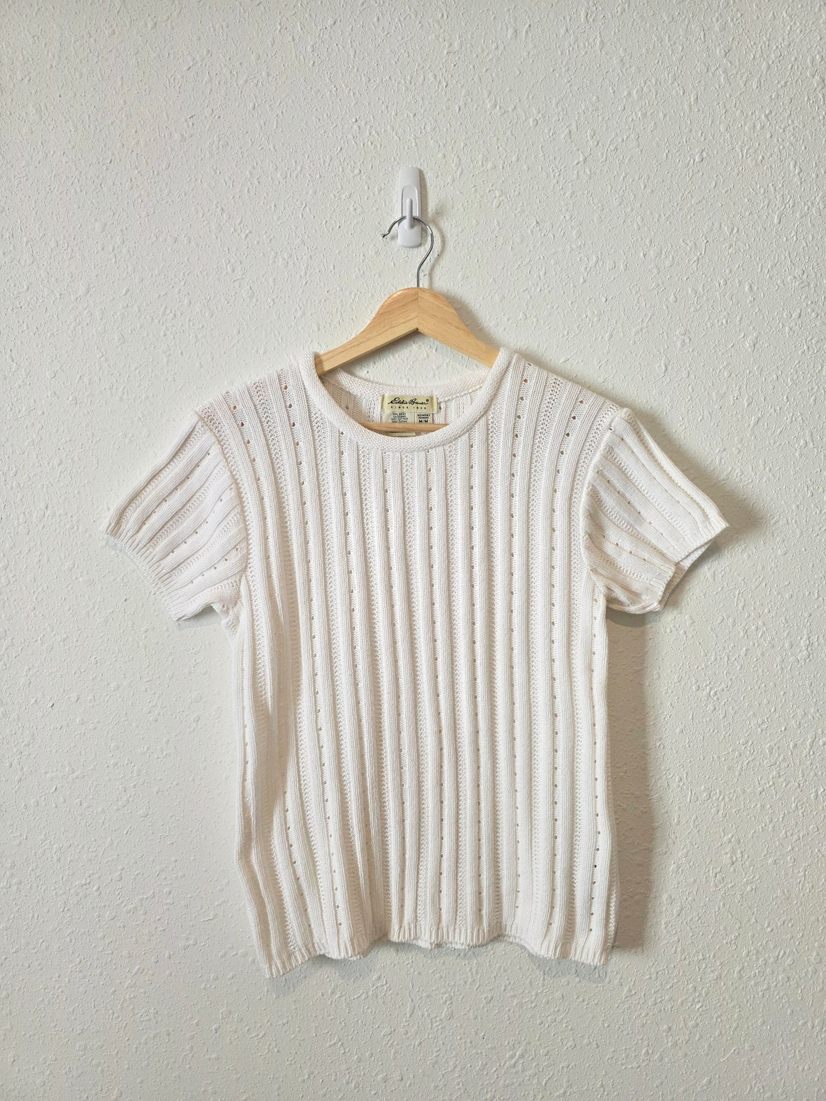 Vintage Eddie Bauer Cotton Knit Tee (M)