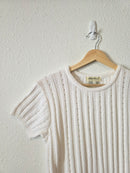 Vintage Eddie Bauer Cotton Knit Tee (M)