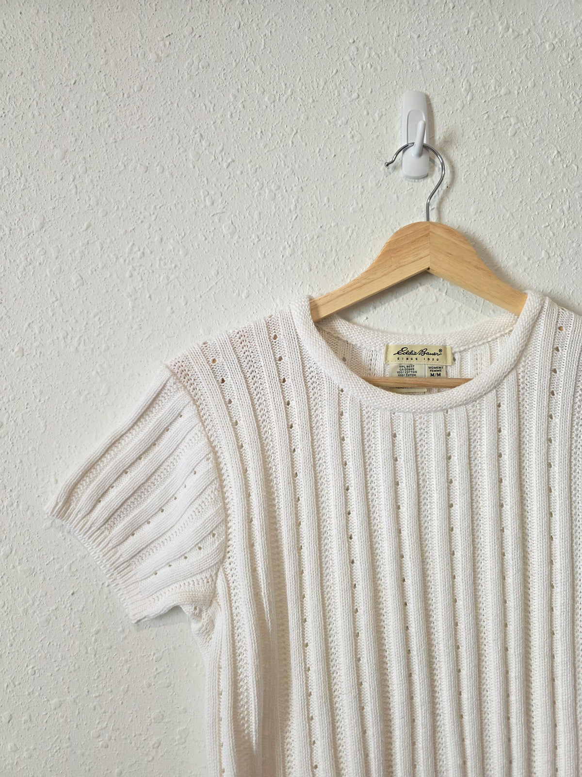 Vintage Eddie Bauer Cotton Knit Tee (M)