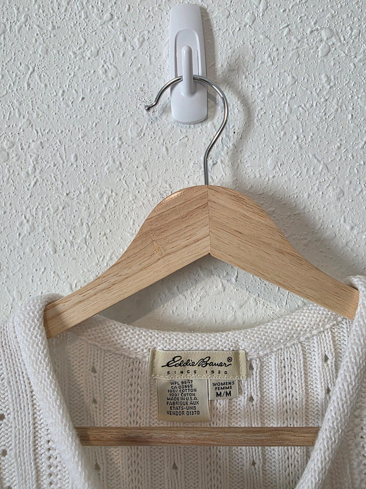 Vintage Eddie Bauer Cotton Knit Tee (M)