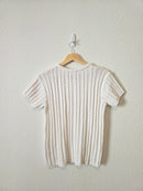 Vintage Eddie Bauer Cotton Knit Tee (M)