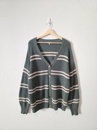 Z Supply Oversized Striped Cardigan (M)