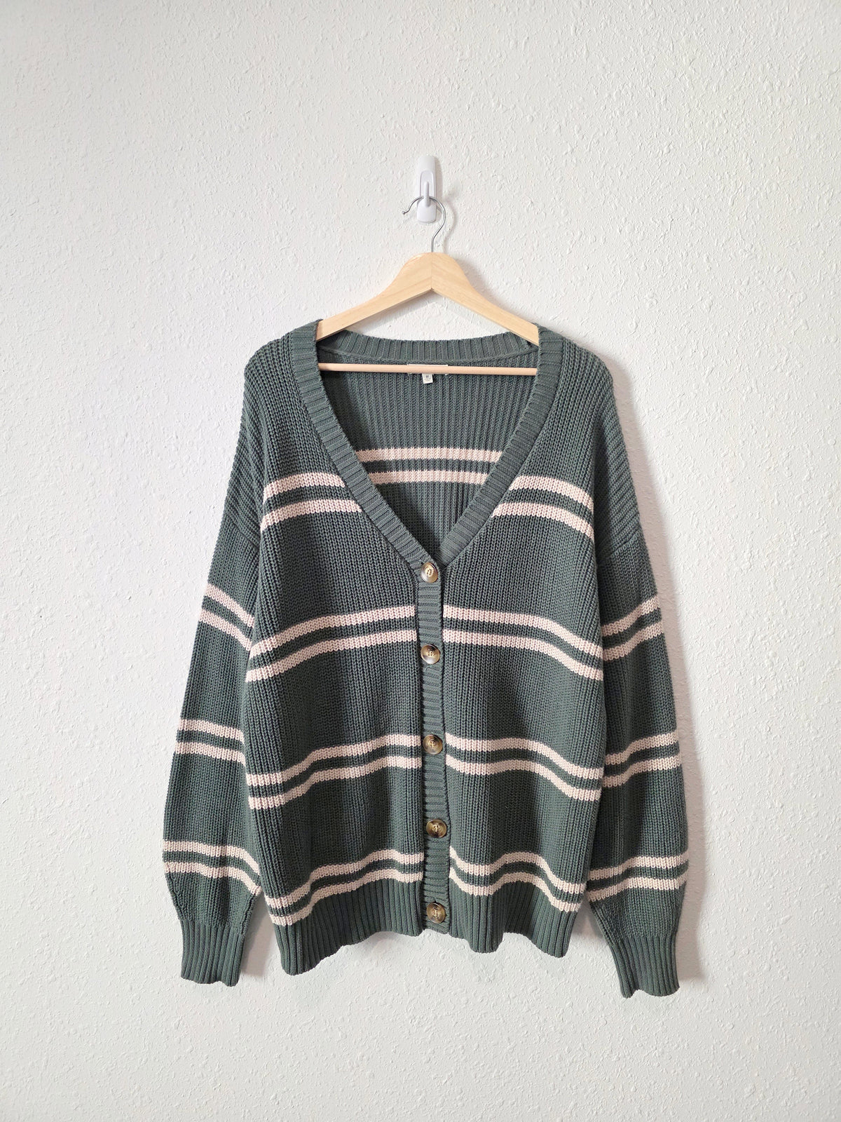 Z Supply Oversized Striped Cardigan (M)