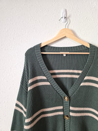 Z Supply Oversized Striped Cardigan (M)