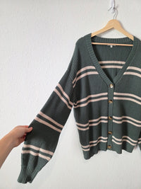 Z Supply Oversized Striped Cardigan (M)