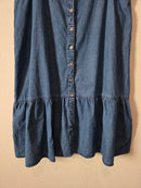 Vintage Maxi Denim Skirt (24W)