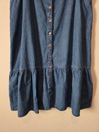 Vintage Maxi Denim Skirt (24W)