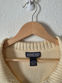 Vintage Lands End Cotton Cardigan (2X)