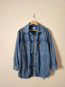 Loft Oversized Denim Shirt Jacket (M)