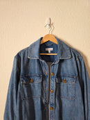 Loft Oversized Denim Shirt Jacket (M)
