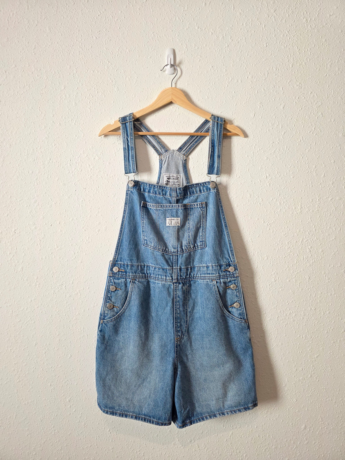 Levi's Relaxed Denim Shortalls (M)