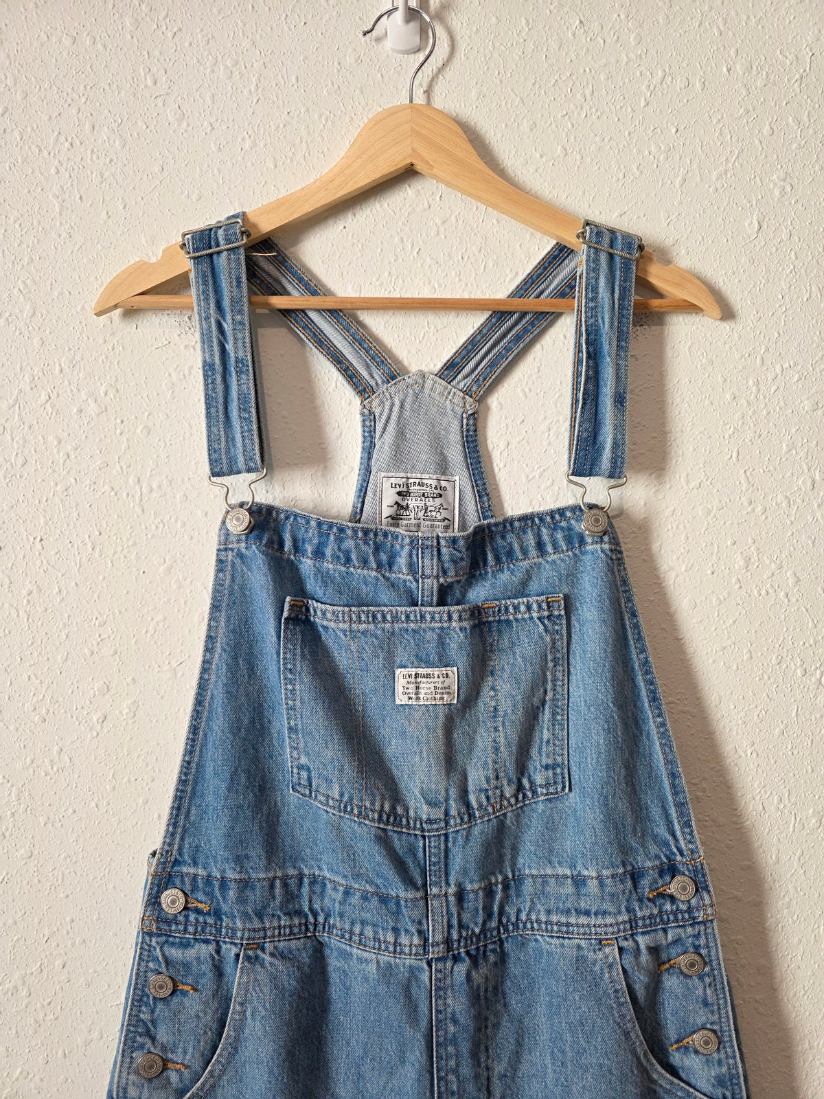 Levi's Relaxed Denim Shortalls (M)