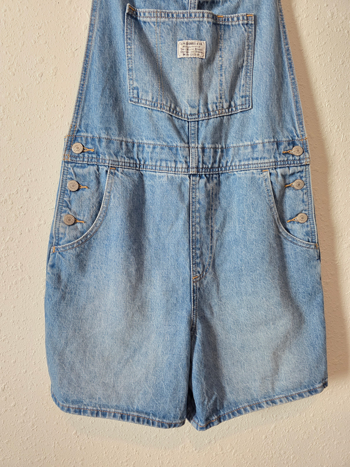 Levi's Relaxed Denim Shortalls (M)