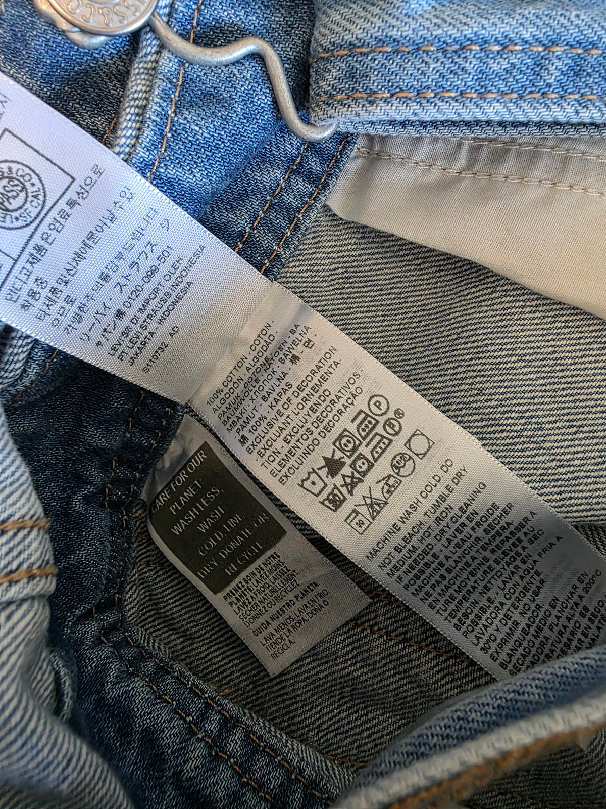Levi's Relaxed Denim Shortalls (M)