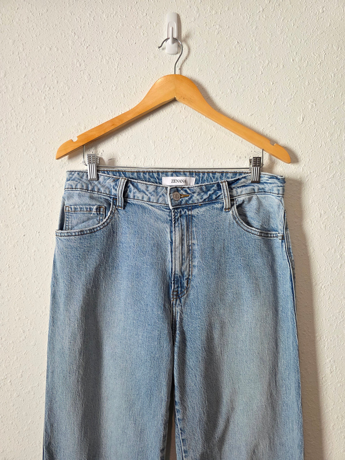 Zenana Baggy Wide Leg Jeans (31)