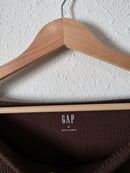 Gap Brown Flare Sleeve Top (XL)
