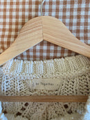 By Together Cable Knit Crop Sweater (S)
