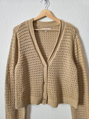Loft Crochet Knit Cardigan (XL)