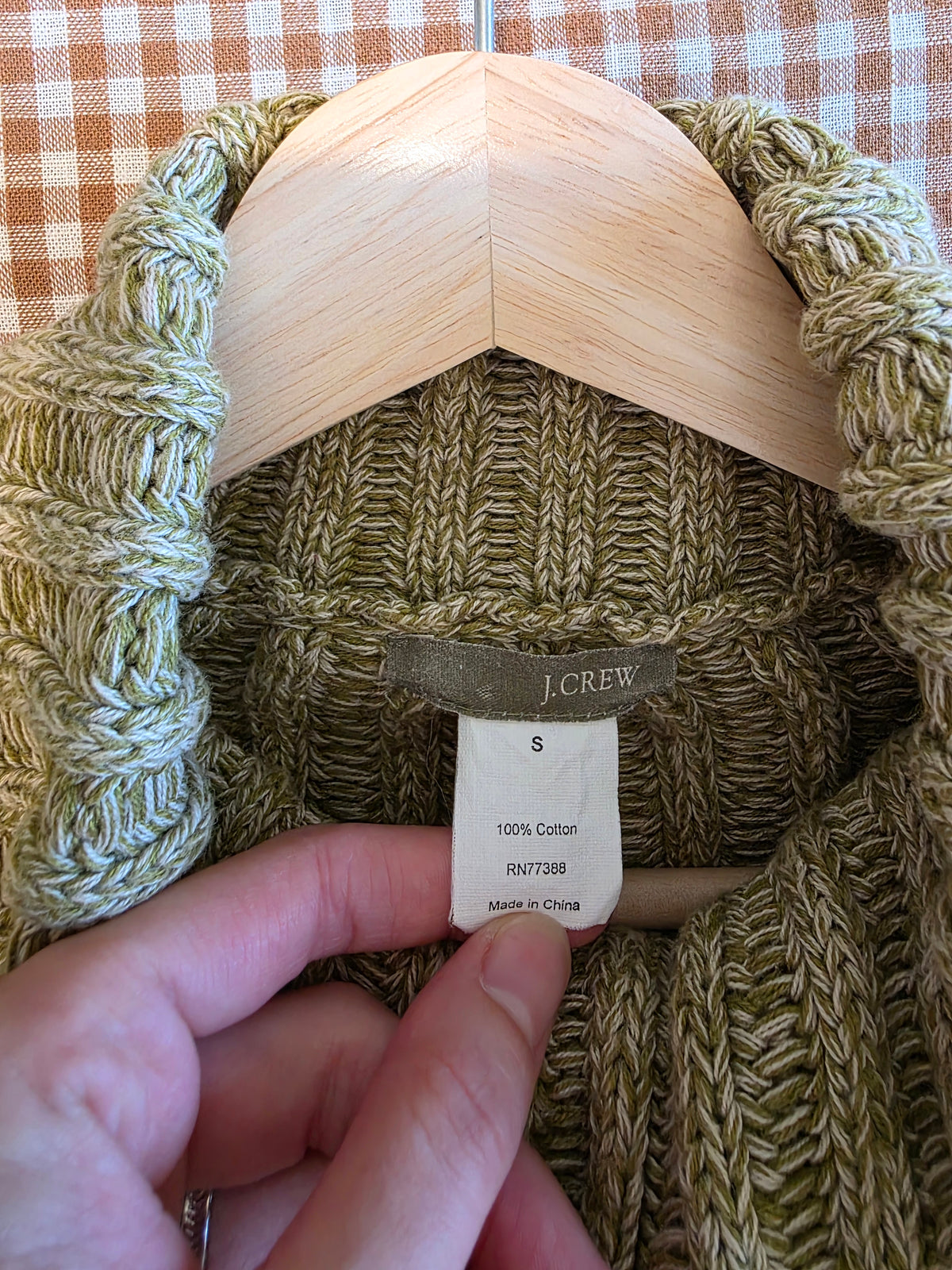Vintage J.Crew Green Turtleneck Sweater (S)